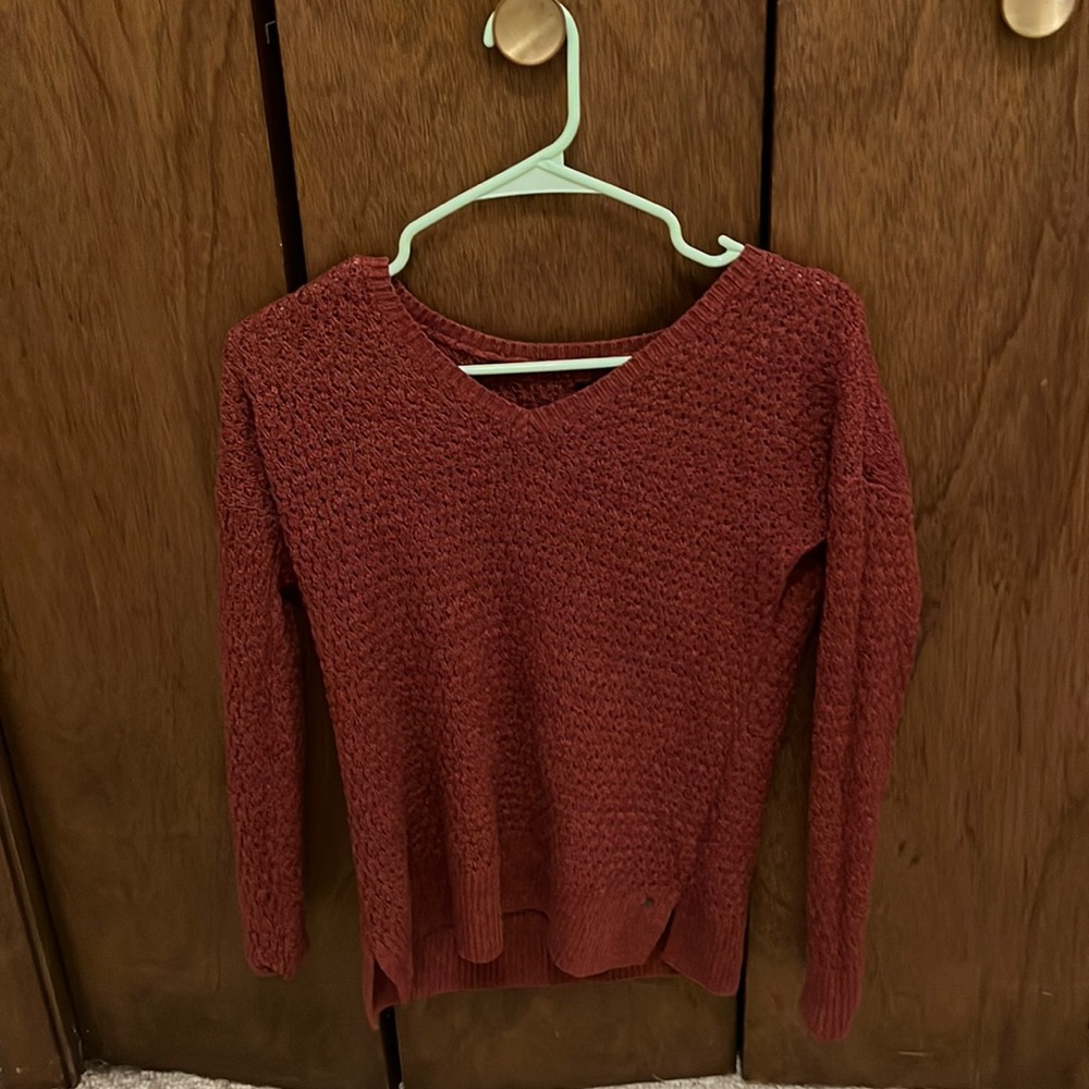 American eagle, size extra small, dark red